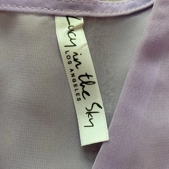 purple romper dress - Picture 3 of 4